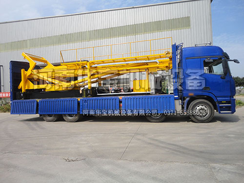 高空压瓦机的工作特点