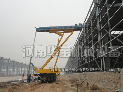 高空举升压瓦机